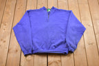 Vintage 1990s Caliborne Quarter Zip Sweatshirt
