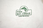 Vintage 1990s Pike Bay Lodge Lake Vermilion Souvenir Travel Crewneck Sweatshirt Made In USA