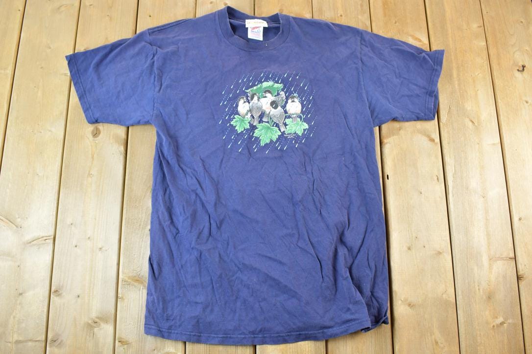 Vintage 1990s Morning Sun Bird Gang Outdoors T-Shirt