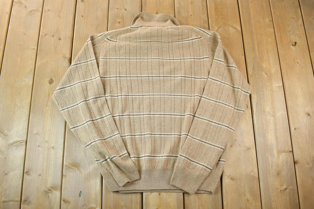 Vintage 1990s Deadstock Dockers Knit Abstract Pattern Crewneck Sweater