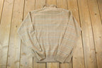 Vintage 1990s Deadstock Dockers Knit Abstract Pattern Crewneck Sweater