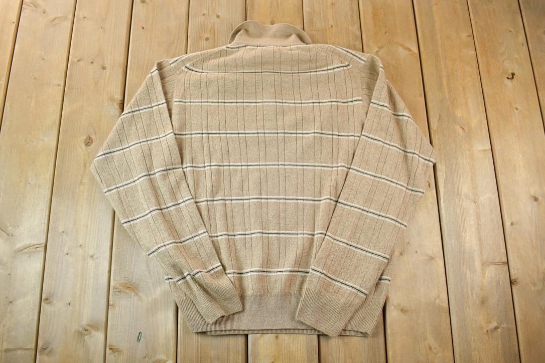 Vintage 1990s Deadstock Dockers Knit Abstract Pattern Crewneck Sweater
