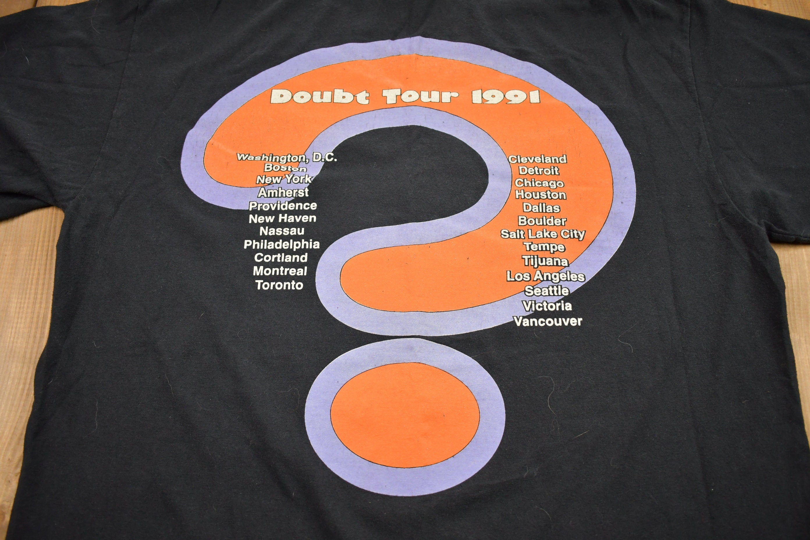 Vintage 1991 Jesus Jones Doubt Tour Band T-shirt