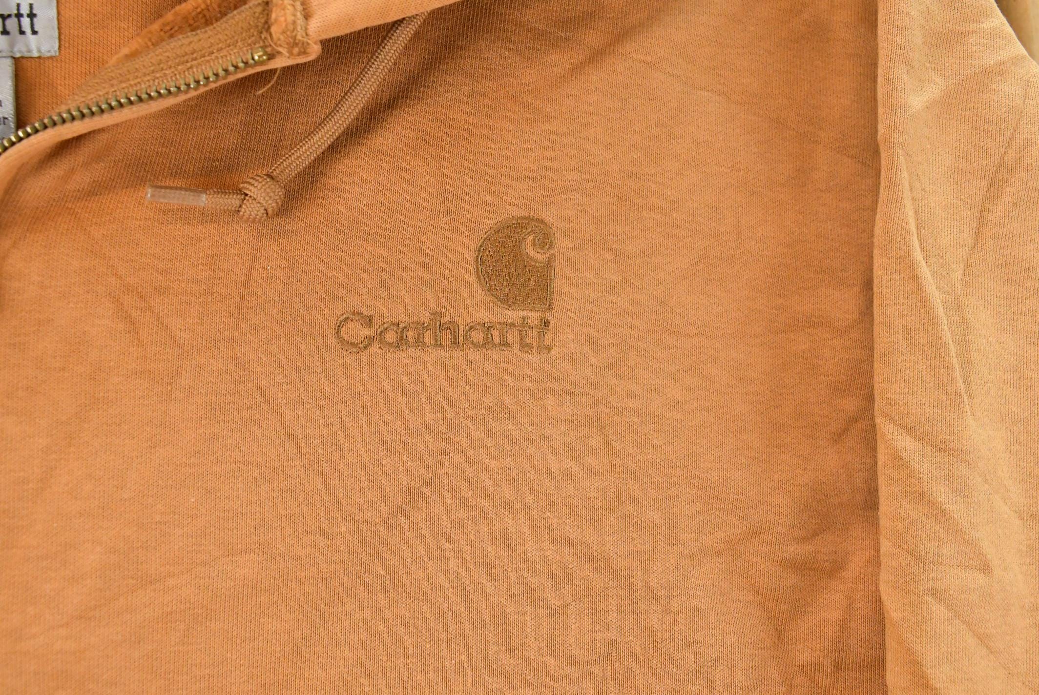 Vintage 1990s Carhartt Full Zip Hoodie Men's XL Tall