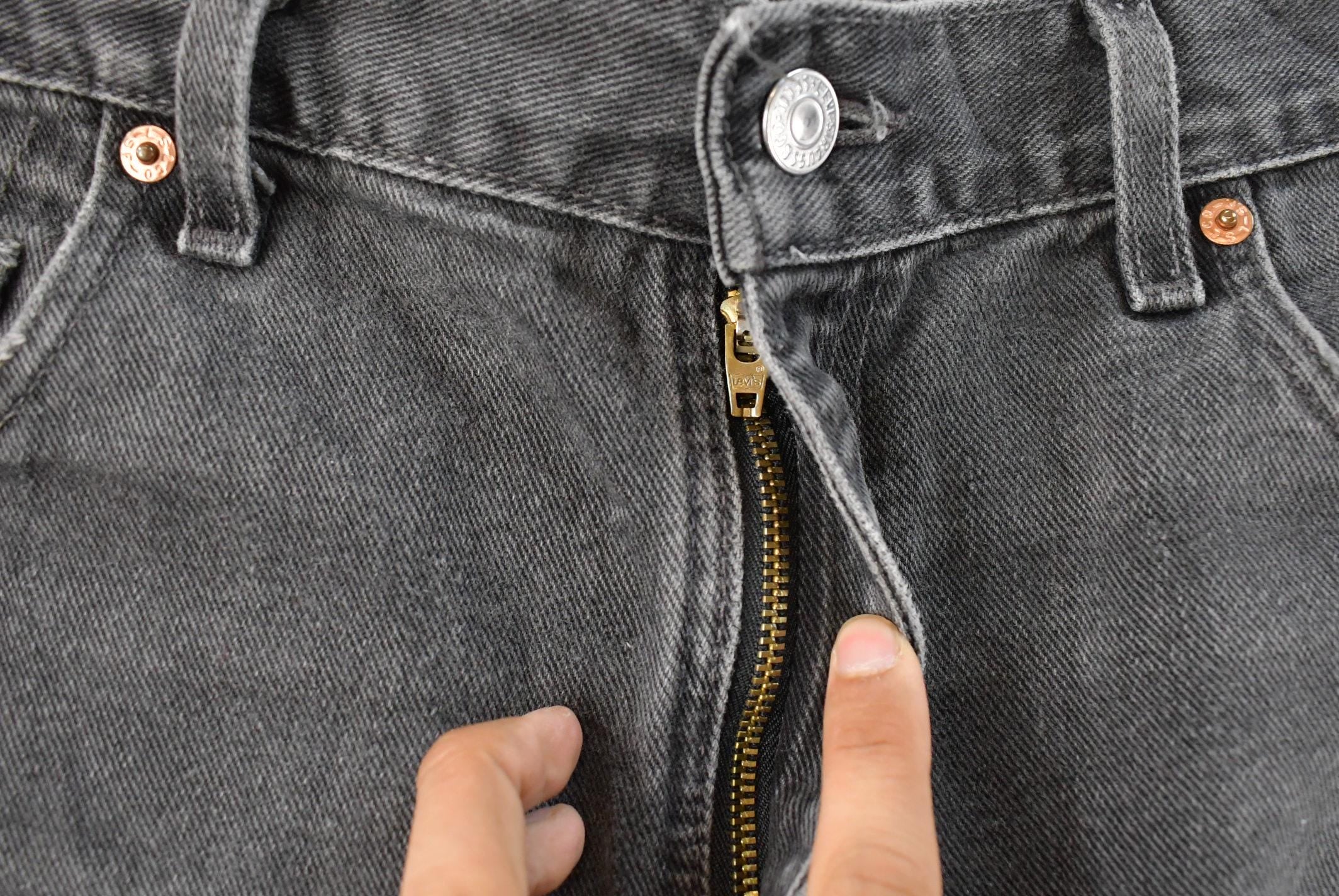 Vintage 1990s Levi's 512 Slim Tapered Fit Pants Men's 34 x 28 / 90s Denim Jeans / Vintage Levis / Retro Jeans