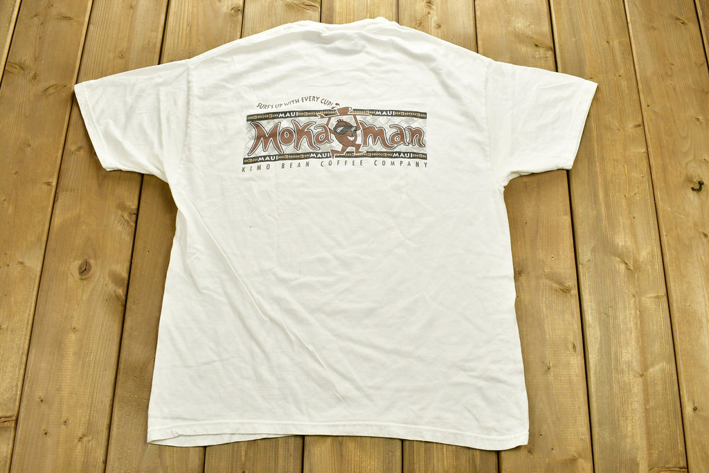 Vintage 1990s Kimo Bean Coffee Company Hawaii T-Shirt