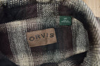 Vintage 1990s Orvis Shadow Plaid Button Up Shirt
