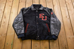 Vintage 1990s Ecko Unlimited Leather Varsity Jacket
