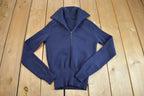 Vintage 1960s Girls Knit Varsity Cardigan