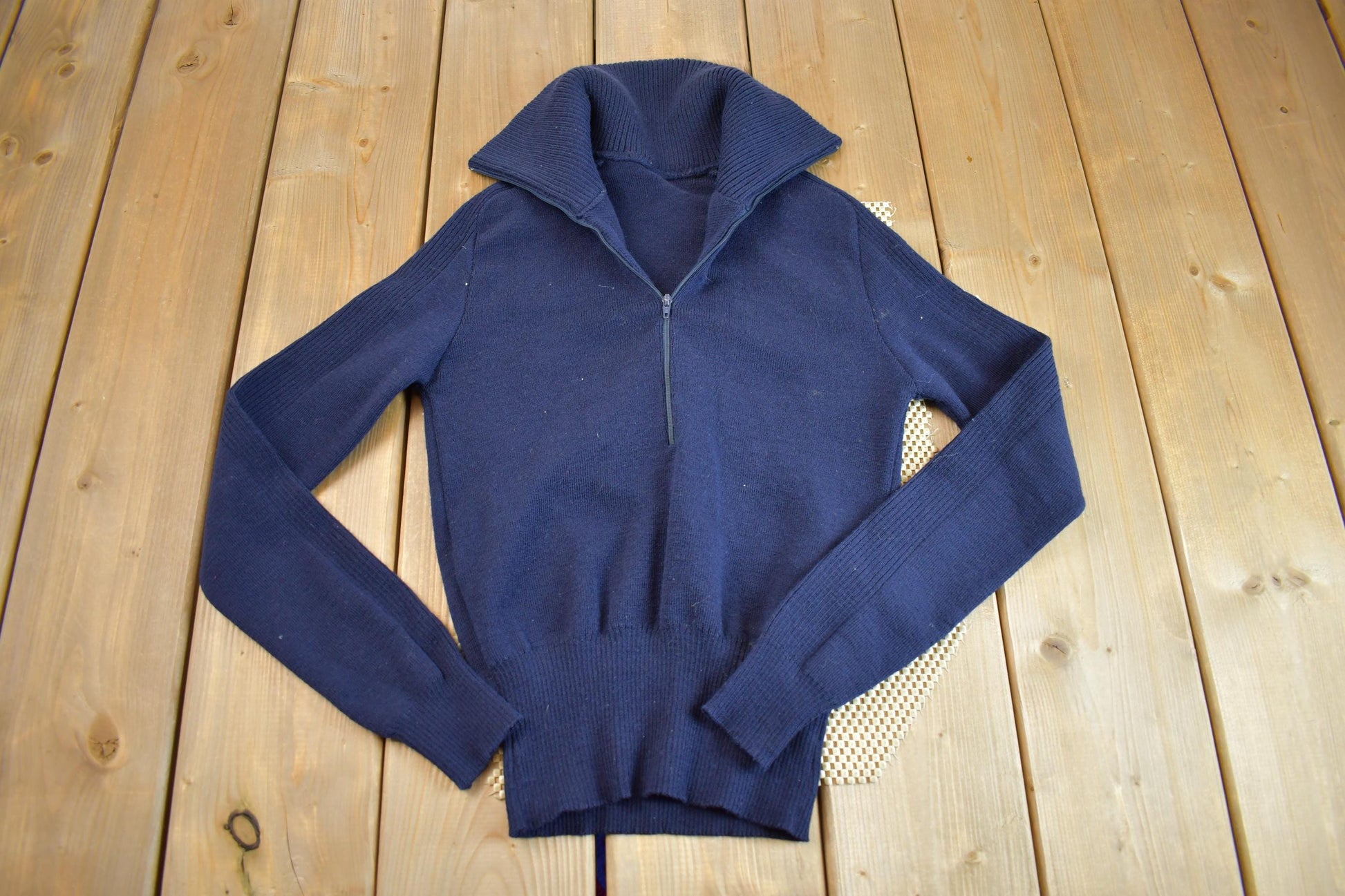 Vintage 1960s Girls Knit Varsity Cardigan