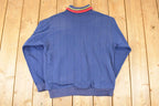 Vintage 1990s International Sport Embroidered Crest Logo Crewneck Sweatshirt Mens L