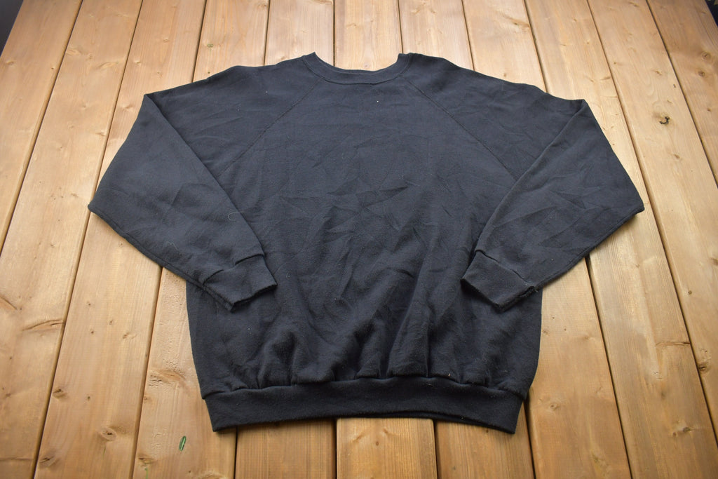 Vintage 1990s Tultex Blank Raglan Crewneck Sweatshirt