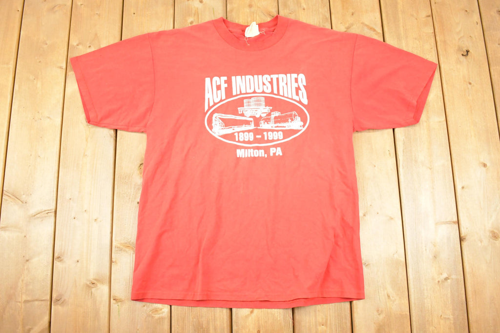 Vintage 1990s ACF Industries Souvenir Travel T-Shirt Men's L