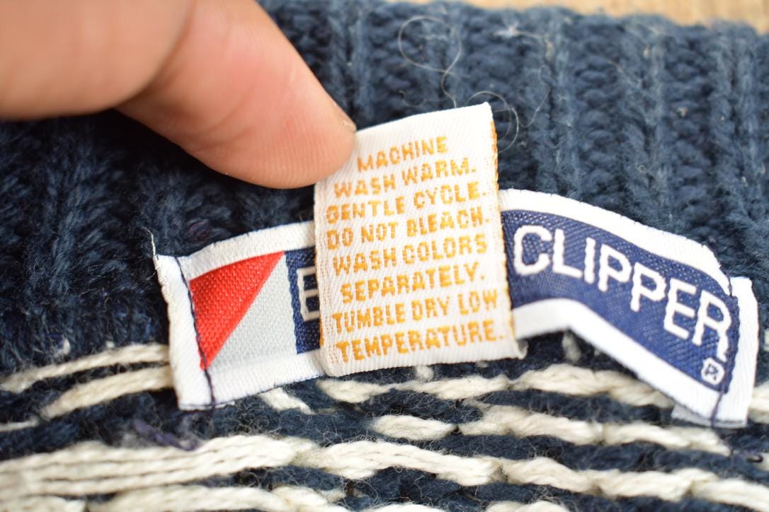 Vintage 1990s BOSTON CLIPPER Knit Crewneck Sweater