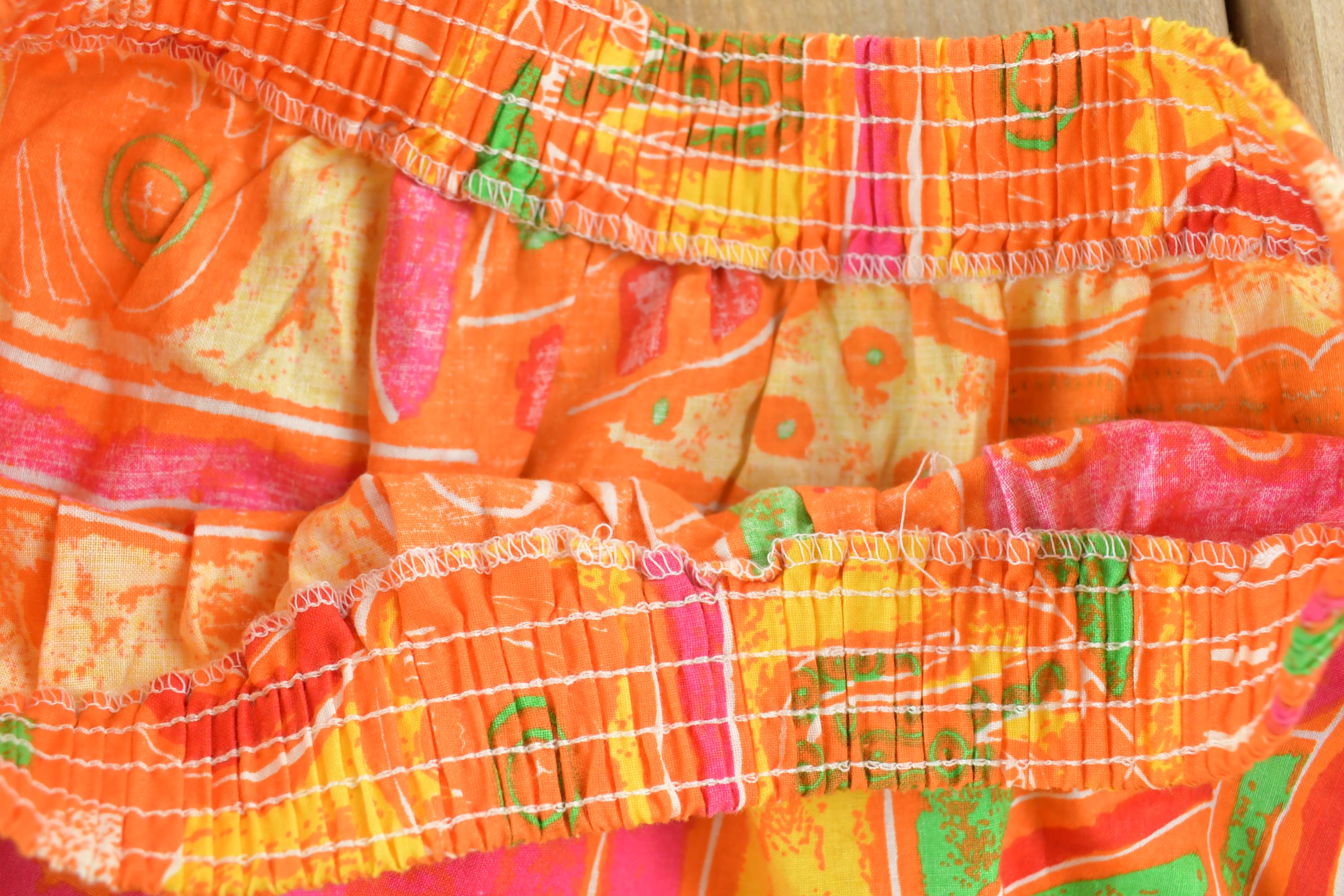 Vintage 1990s Floral Full Length Pleated Skirt Size L