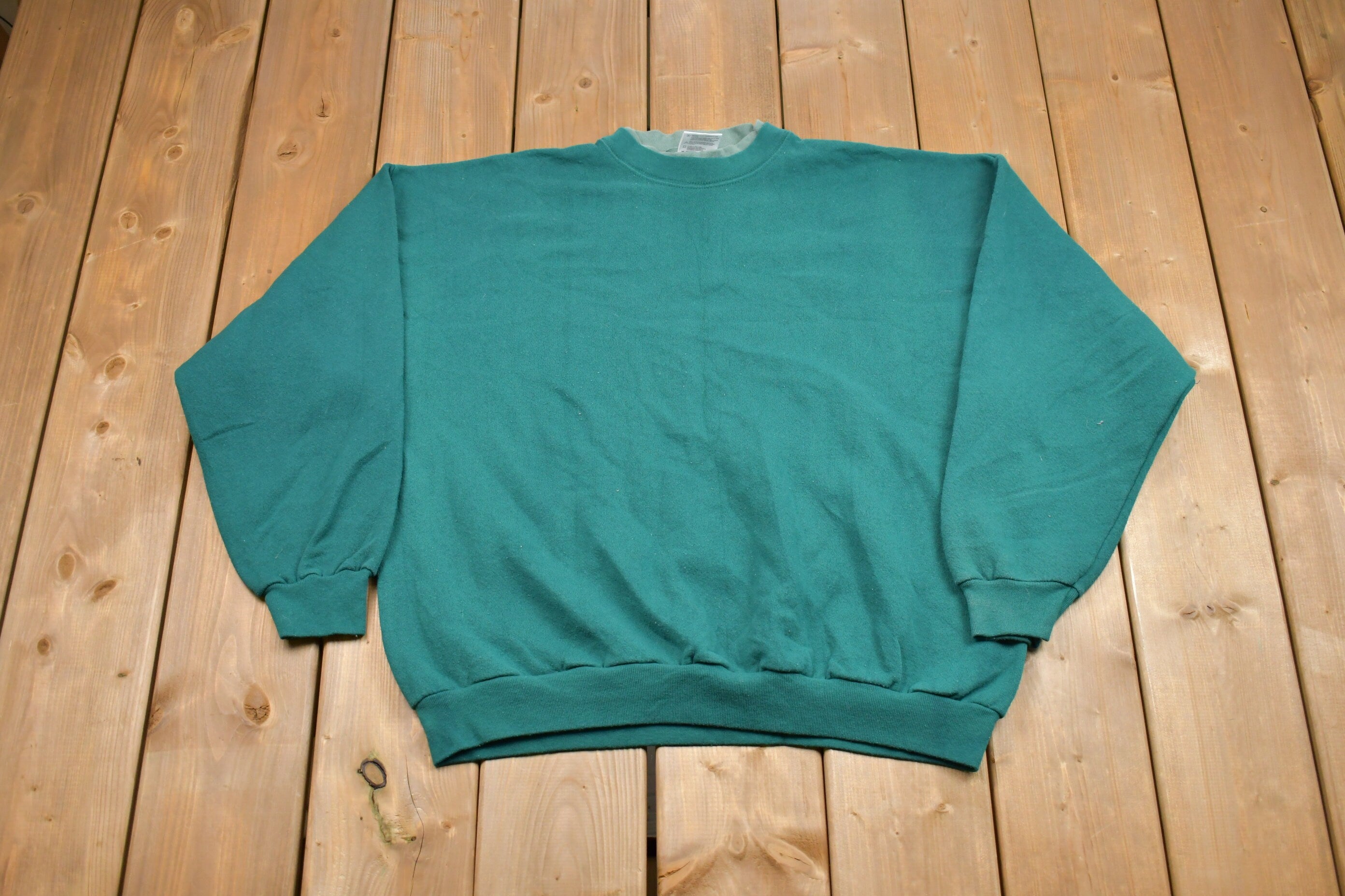 Vintage 1990s Tultex Double Collared Crewneck Sweatshirt