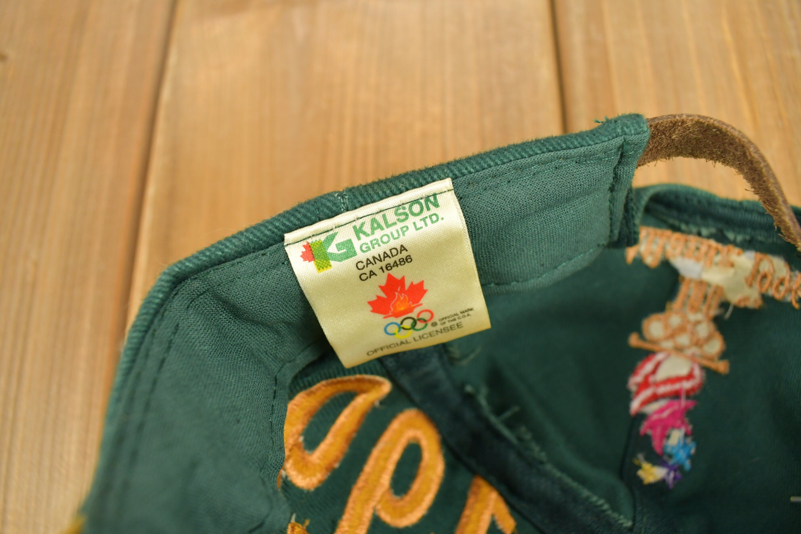 Vintage 1996 Atlanta Olympics 6 Panel Strap Back Hat