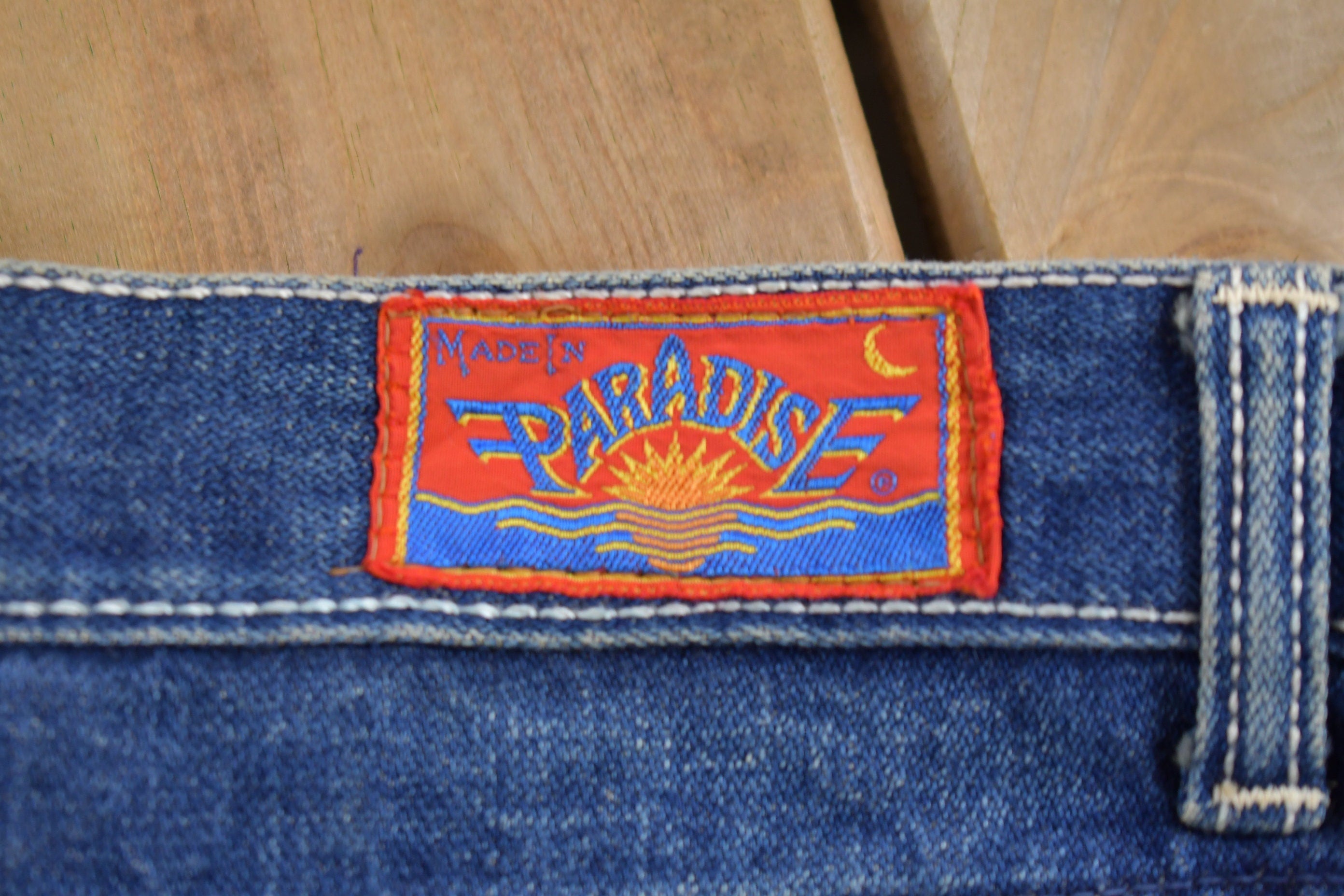 Vintage 1990s Paradise Denim Jeans Size 31 x 32 / Made in USA / American Vintage / Workwear / Streetwear / Vintage Pants