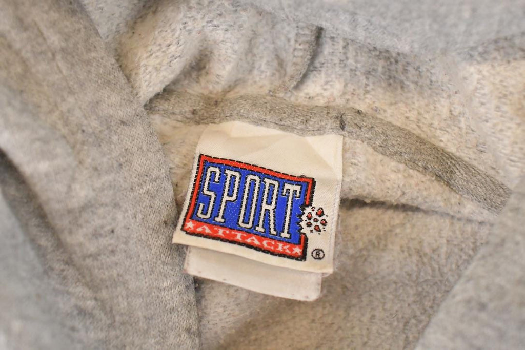 Vintage 1990s Montana University Embroidered Hoodie Sweater Mens L