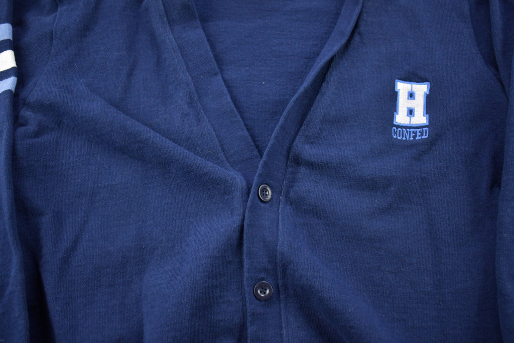 Vintage 1990s Barbarian Cardigan Sweater / Vintage Cardigan / Button Up / Blank Cardigan / Made In USA / 90s Barbarian / School Cardigan