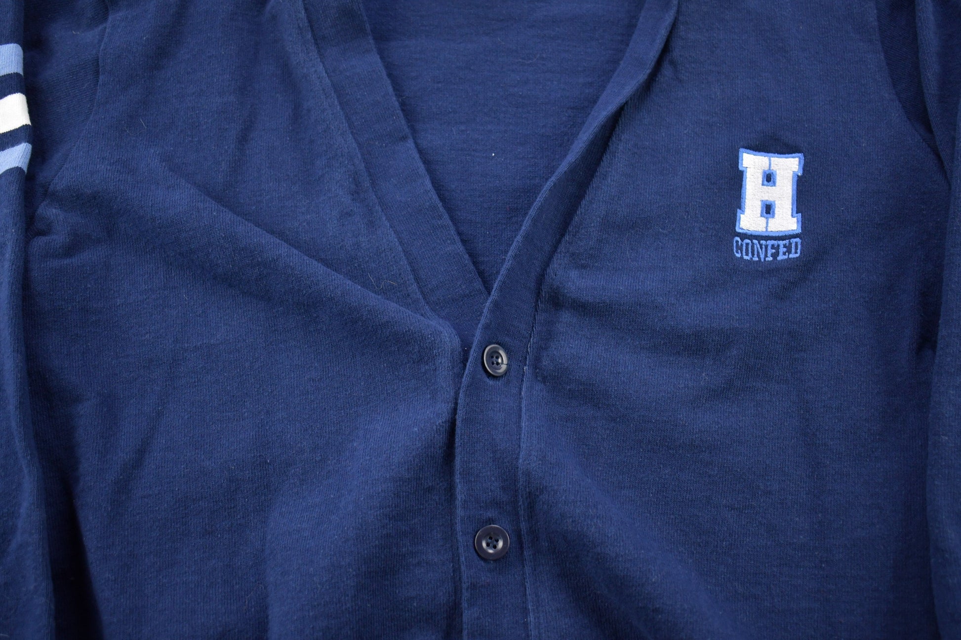 Vintage 1990s Barbarian Cardigan Sweater / Vintage Cardigan / Button Up / Blank Cardigan / Made In USA / 90s Barbarian / School Cardigan