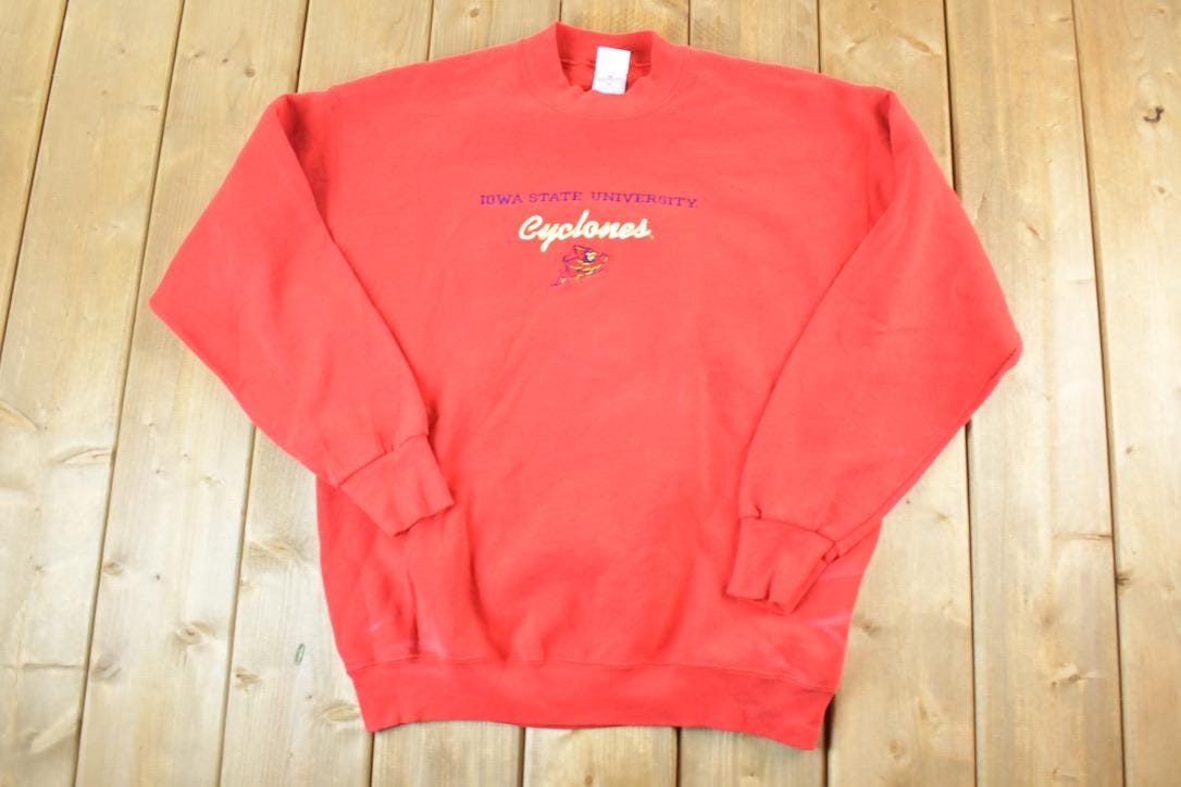 Vintage 1990s Iowa State University Cyclones Crewneck Mens XL