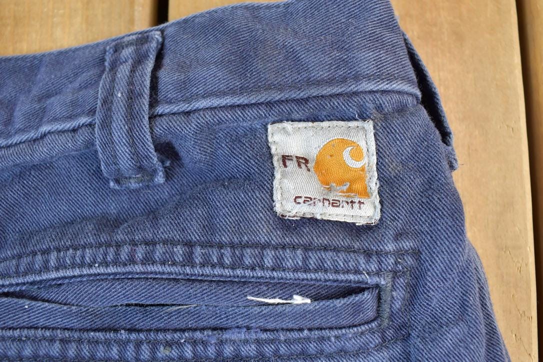 Vintage 1990s Carhartt Flame Resistant Work Pants Size 32