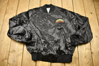 Vintage 1980s Sears Roebuck & Co Temecula Rancho California Satin Windbreaker Jacket