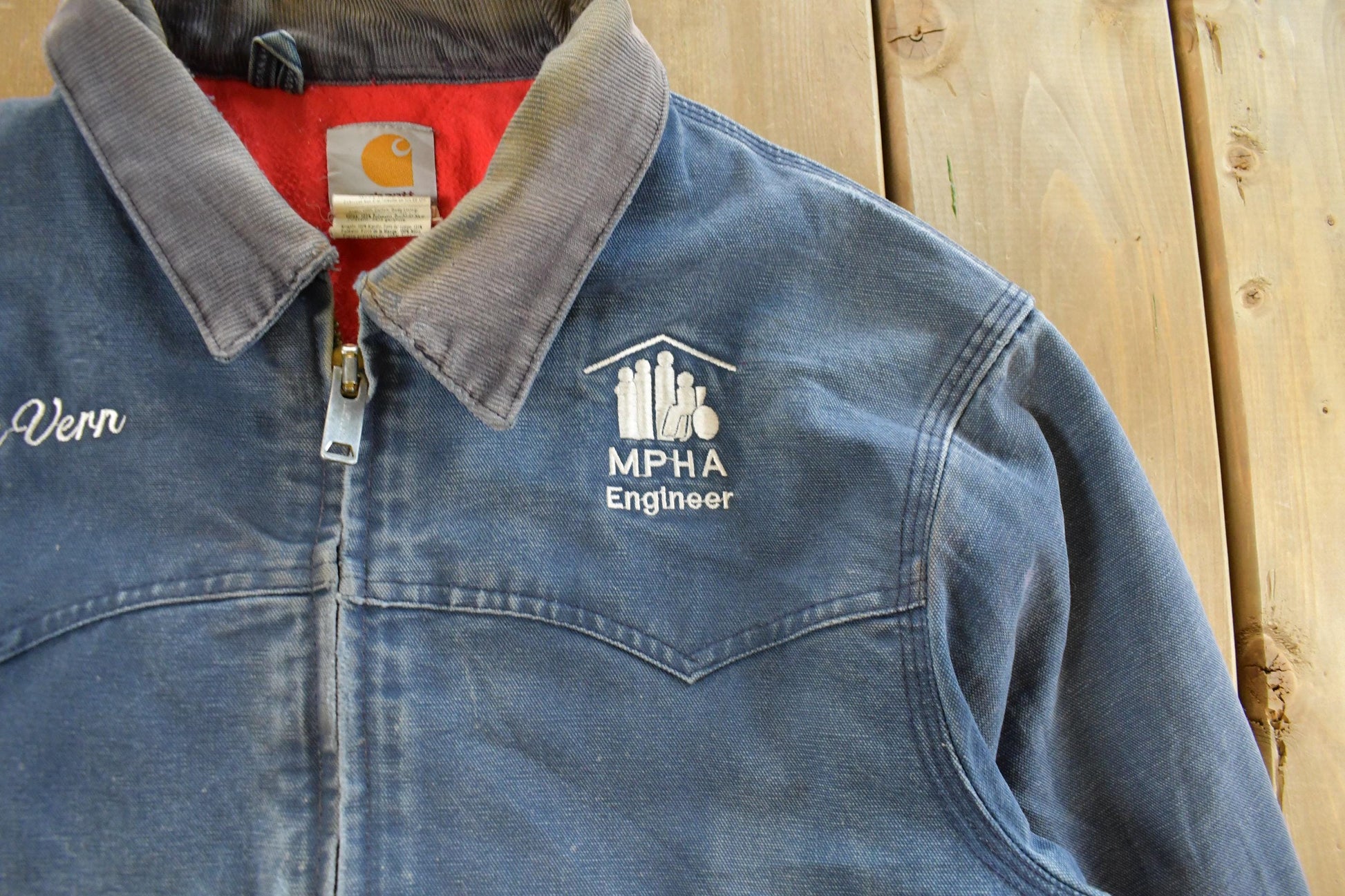 Vintage 1990s Carhartt Santa Fe Canvas Jacket Men's Large