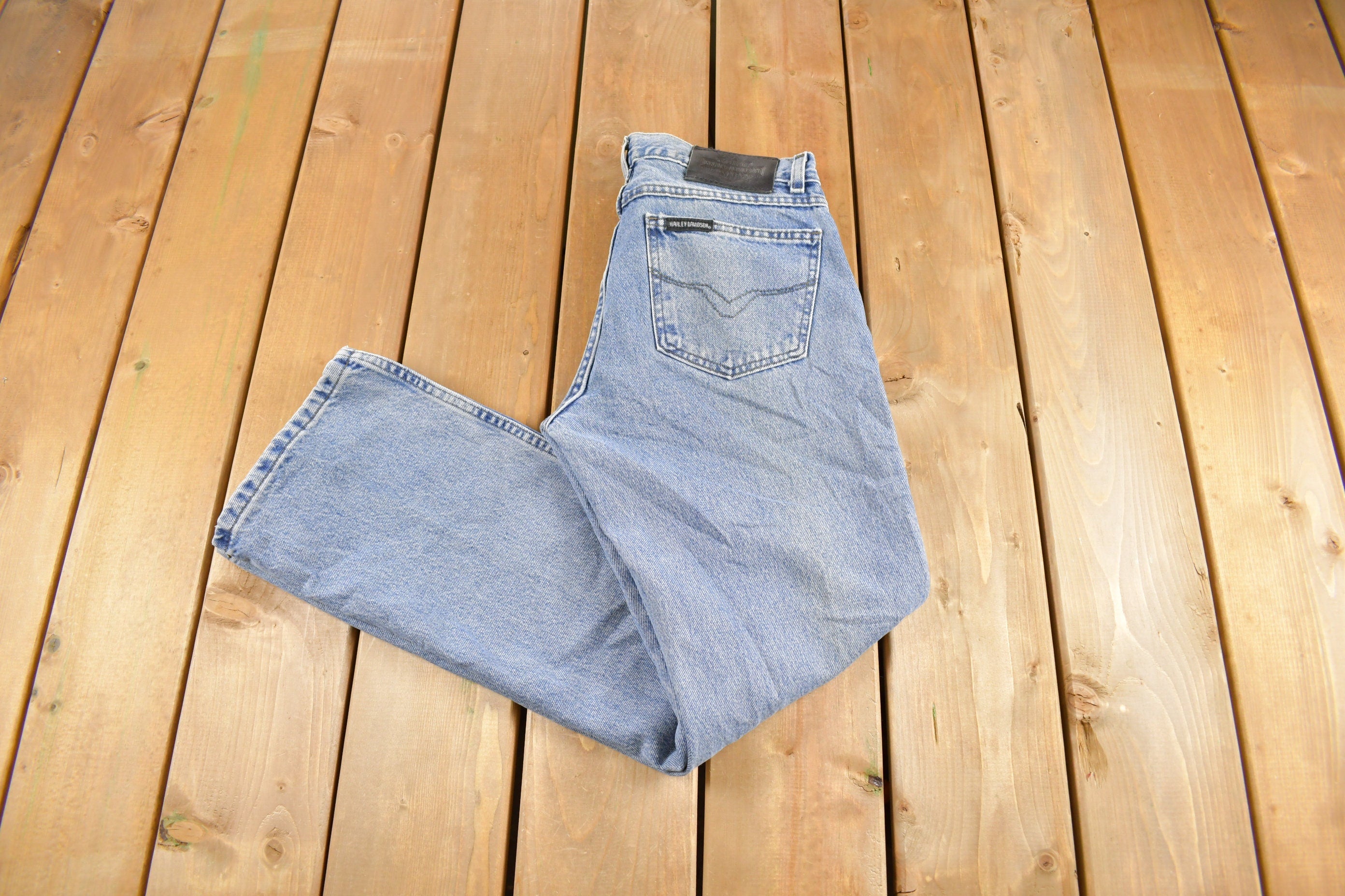 Vintage 1990s Harley Davidson Denim Women's Jeans Size 30 x 30