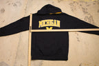 Vintage 1990s Michigan Wolverines Embroidered Hoodie / 90s Sweater / Varsity Print / 80s / 90s / Athletic Pull Over / Wolverines Fan Gear