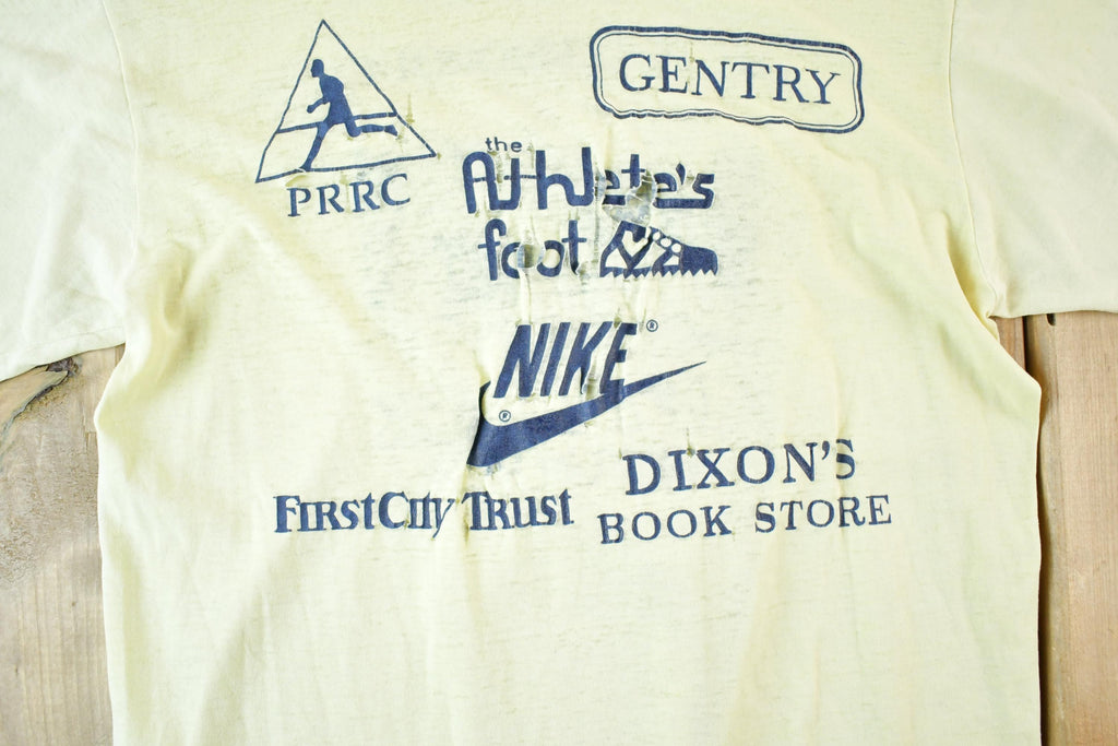 Vintage 1980s The Peterborough Lift Lock Run Souvenir T-Shirt Mens S