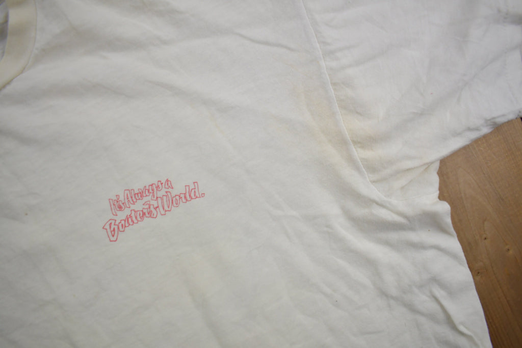 Vintage 1990s Its Always A Boaters World Graphic T Shirt