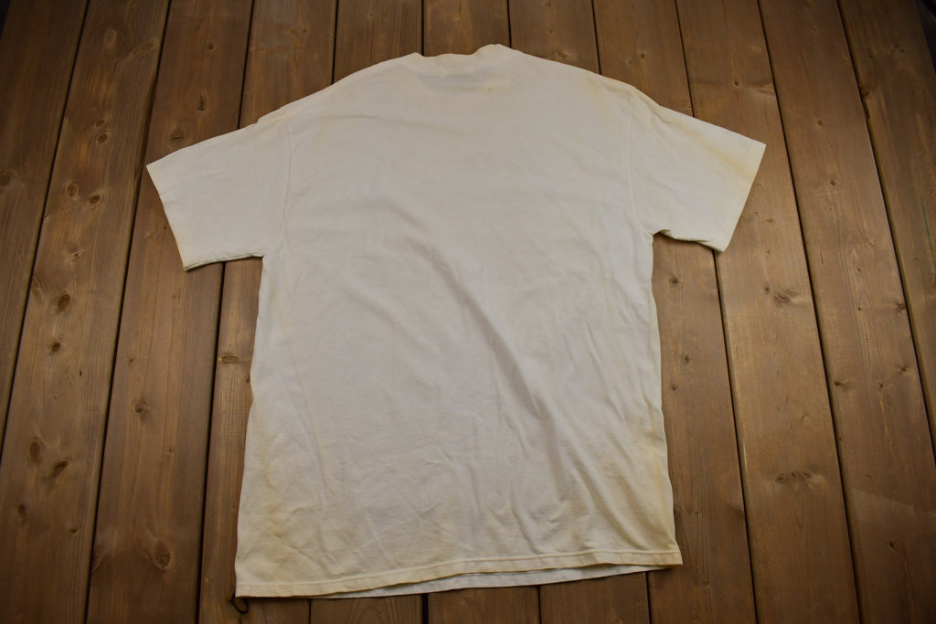 Vintage 1990s Winston-Salem Abstract Flowers Souvenir T Shirt