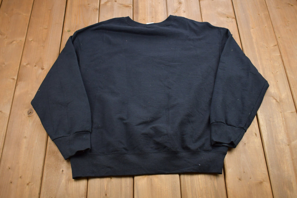 Vintage 1990s Scarecrow Embroidered Graphic Crewneck Sweatshirt