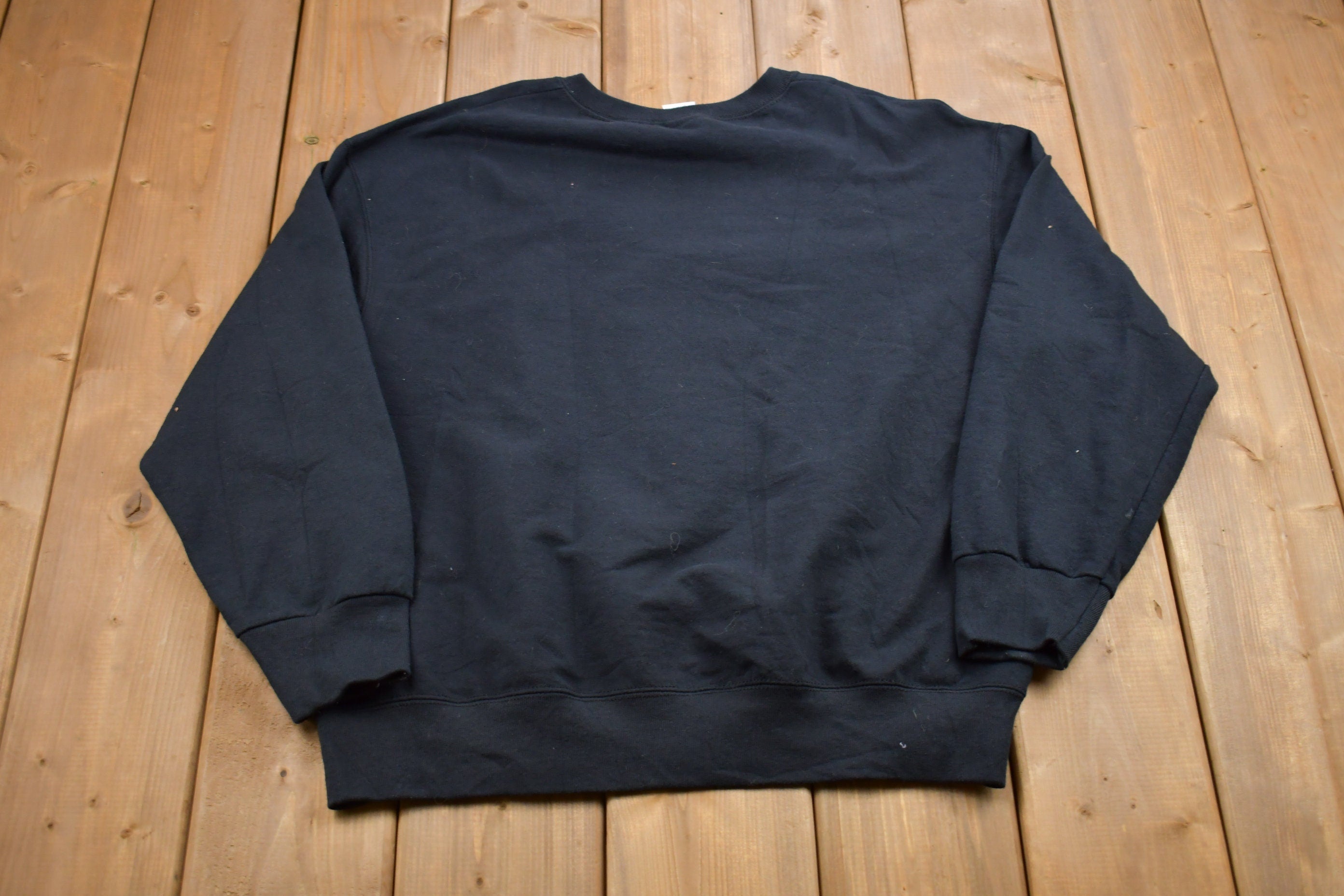 Vintage 1990s Scarecrow Embroidered Graphic Crewneck Sweatshirt