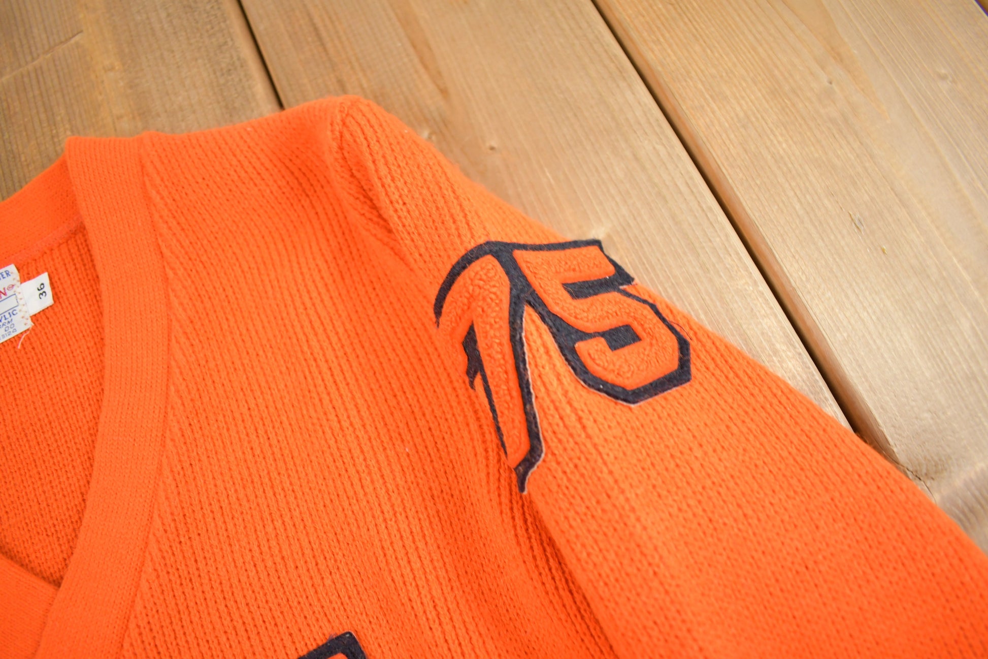 Vintage 1975 Collegiate Knit Sweater