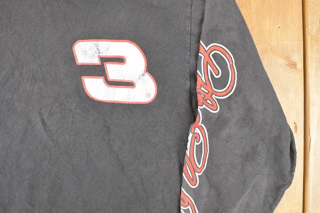 Vintage 1990s Dale Earnhardt The Intimidator FAB Souvenir Racing T-Shirt Men's M