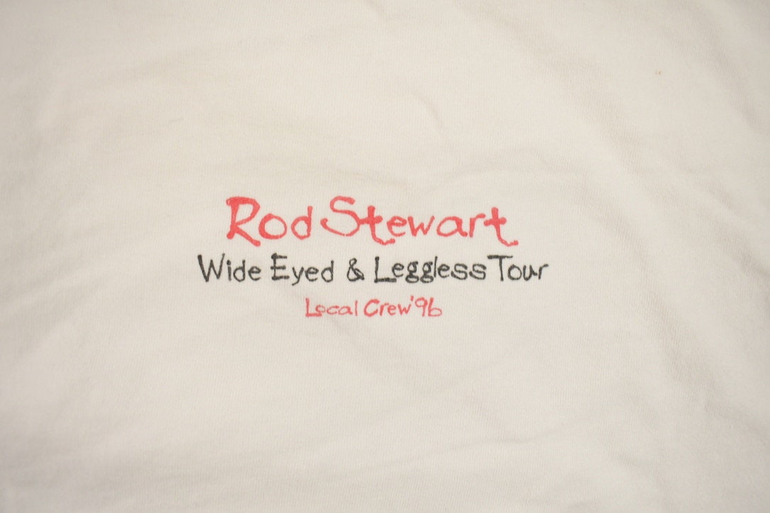 Vintage 1996 Rod Stewart Wide Eyed and Leggless Tour Band T-shirt