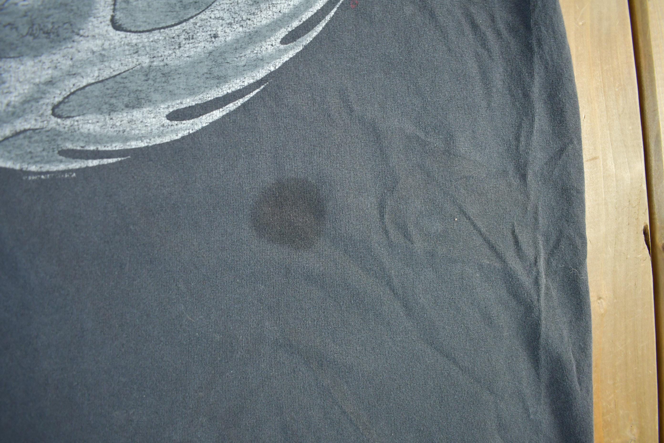 Vintage 1997 Metallica Pushhead Flaming Yin Yang Head Rebel Band T-Shirt Men's XL