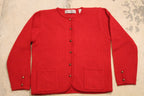 Vintage 1990s Karen Scott Petite Knit Cardigan Sweater