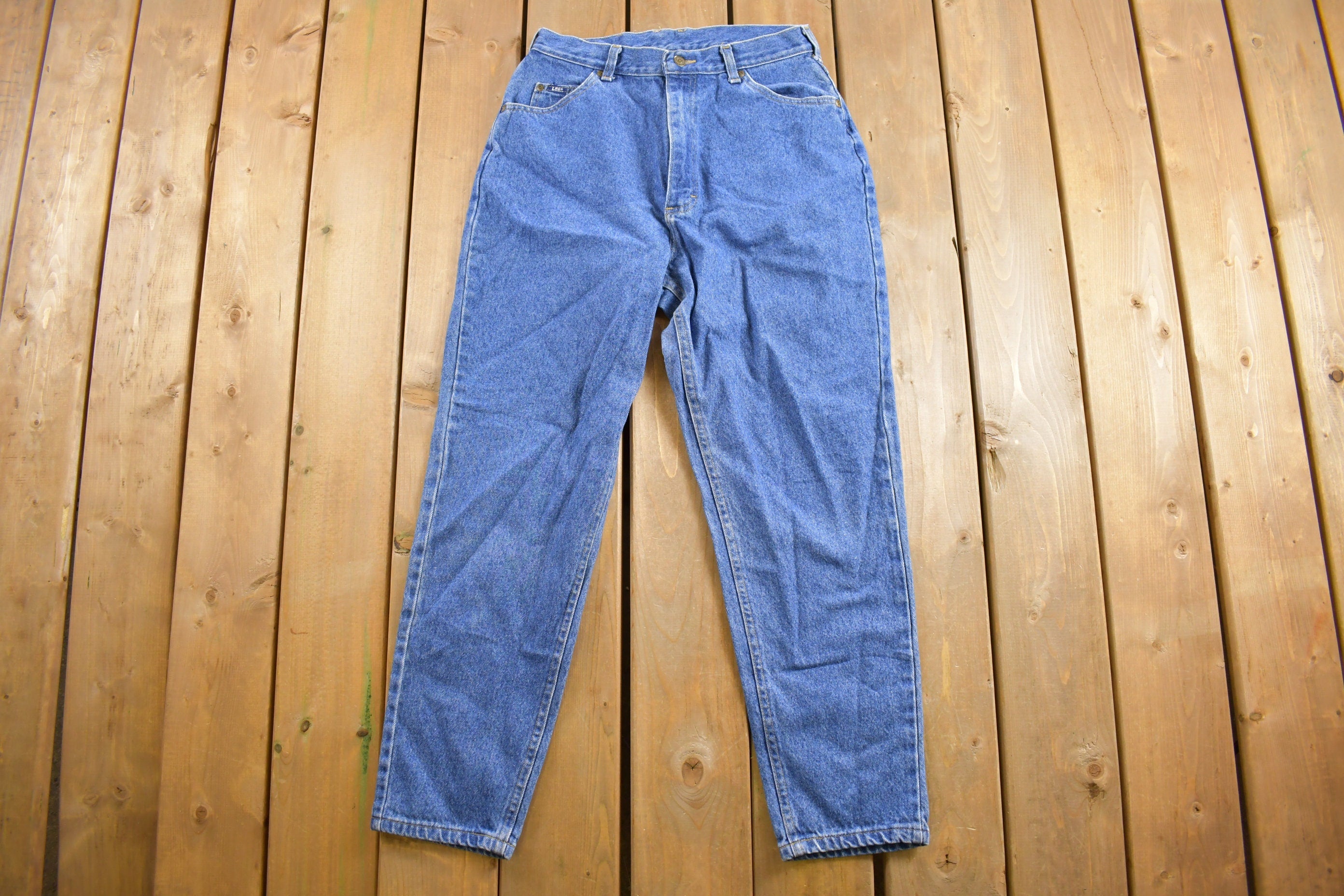 Vintage 1990s Lee Mid Wash Denim Jeans 29 x 28.5