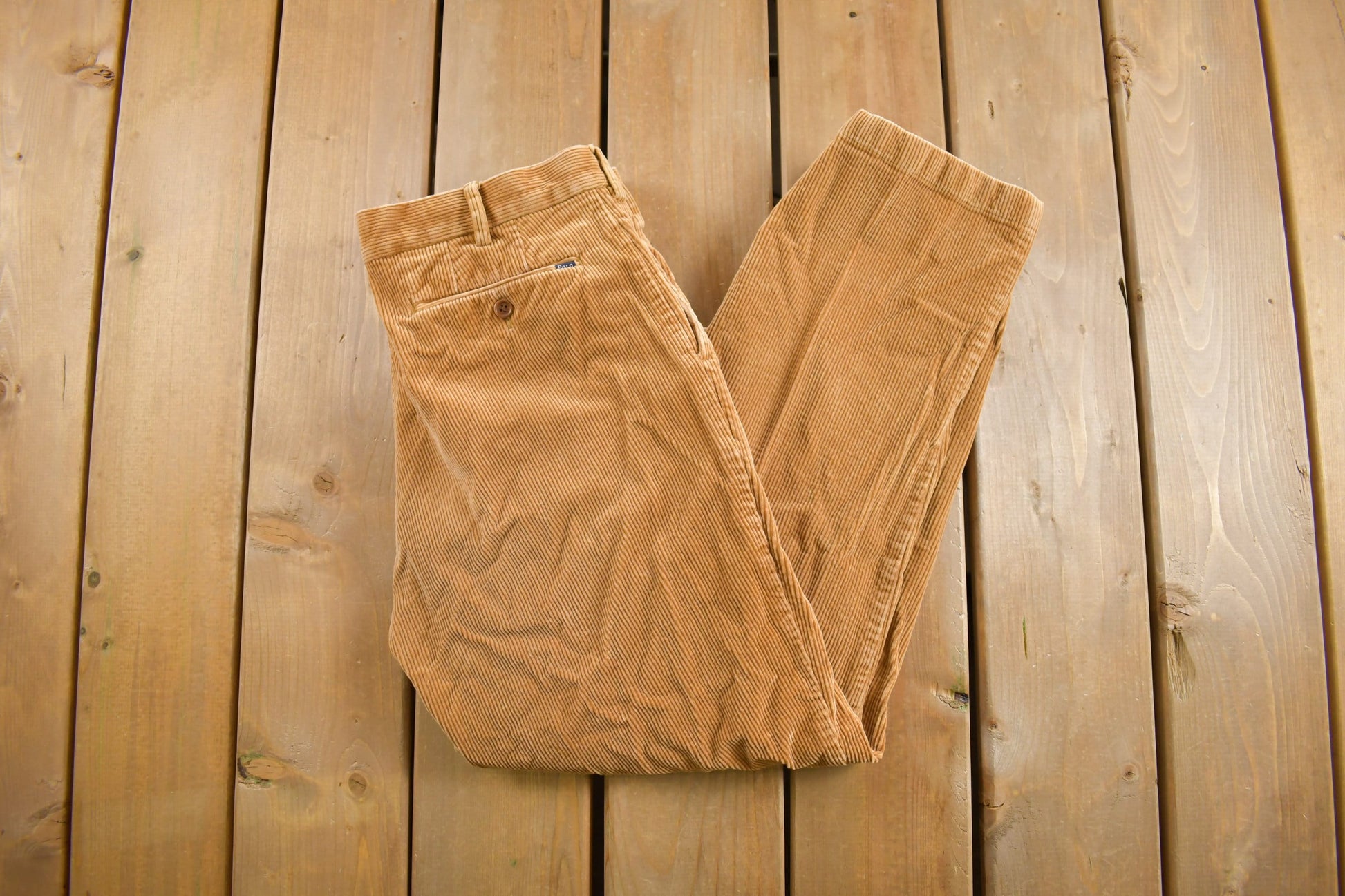 Vintage 1990's Polo Ralph Lauren Corduroy Trousers 31 x 27