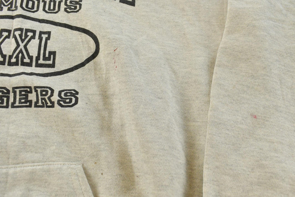 Vintage 1990s Lions Tap Burgers Hoodie Sweatshirt Mens XL / Souvenir / Travel / Destination / 90s Sweater / Promotional