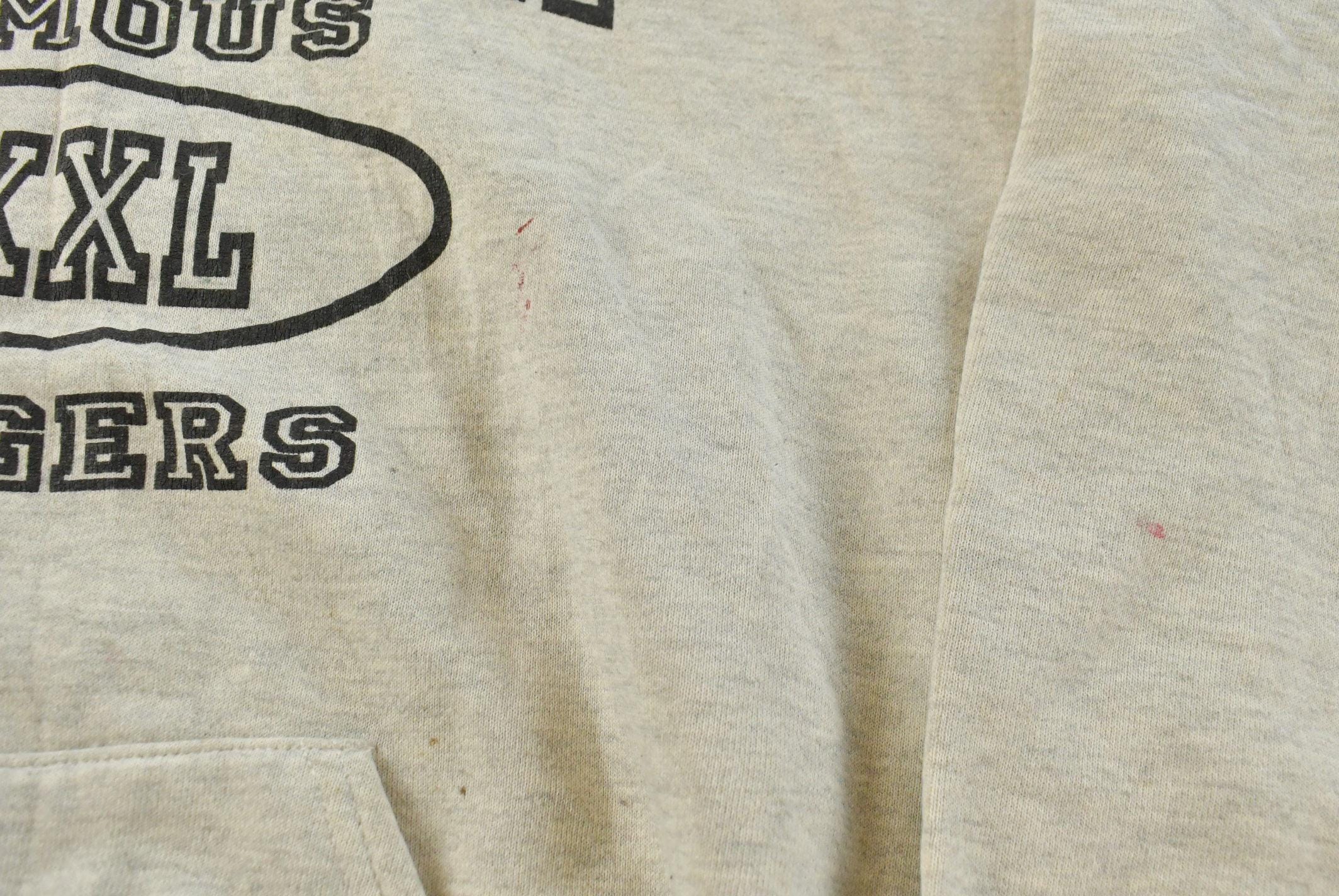 Vintage 1990s Lions Tap Burgers Hoodie Sweatshirt Mens XL / Souvenir / Travel / Destination / 90s Sweater / Promotional