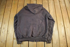 Vintage 1990s Carhartt Zip Up Thermal Hoodie Men's Medium