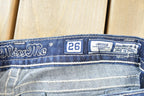 Vintage Y2K Miss Me Bedazzled Low Rise Jeans Size 26x33