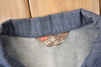 Vintage 1970s Levi's Gentlemans Jeans Western Style Pearl Snap Button Up Shirt Made in USA Size XL