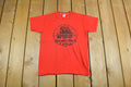 Vintage 1980s Russell Athletic Basketball Camp Graphic T Shirt Men's Small