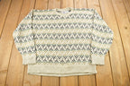 Vintage 1990s Cape Isle Knitters Knitted Crewneck Sweater